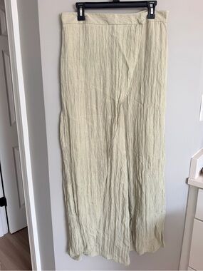 Zara Light green Wrap Pants